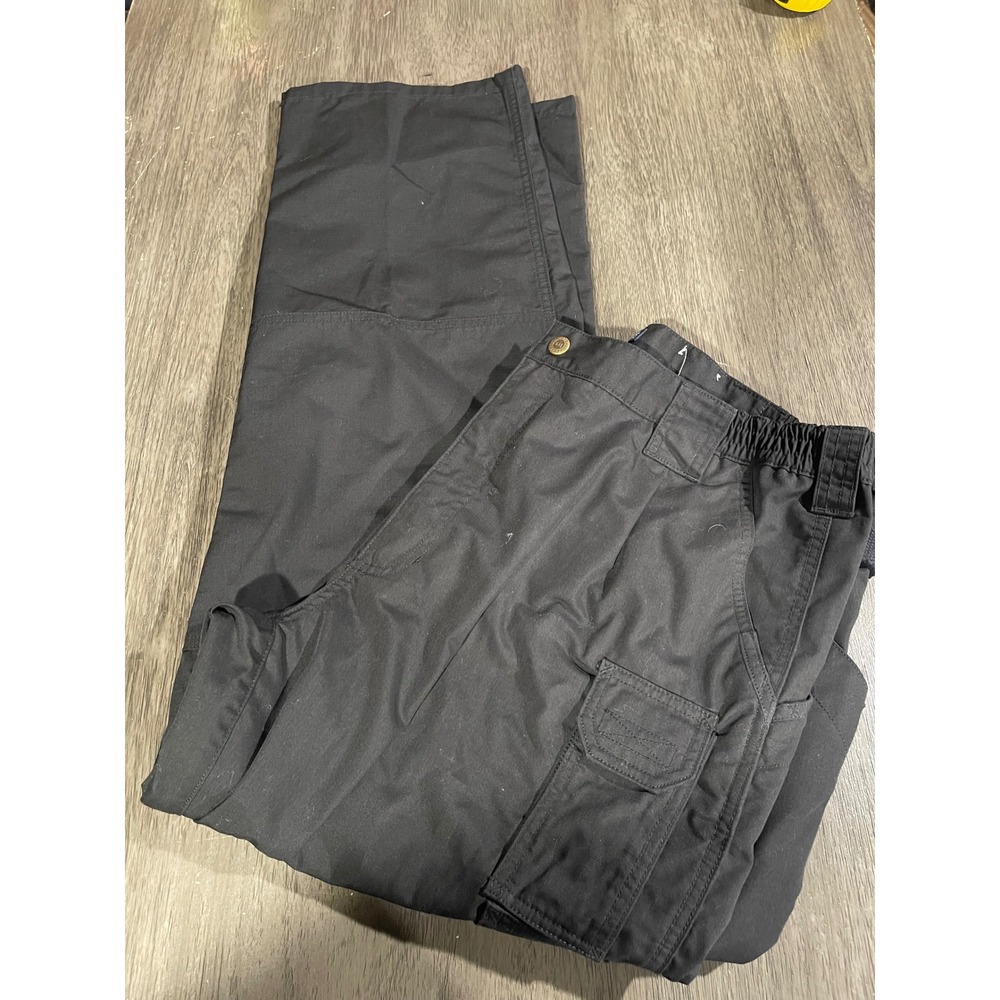 5.11 Tactical Mens 40x32 Black Cargo Pants Ripstop TDU Work Trousers 74273